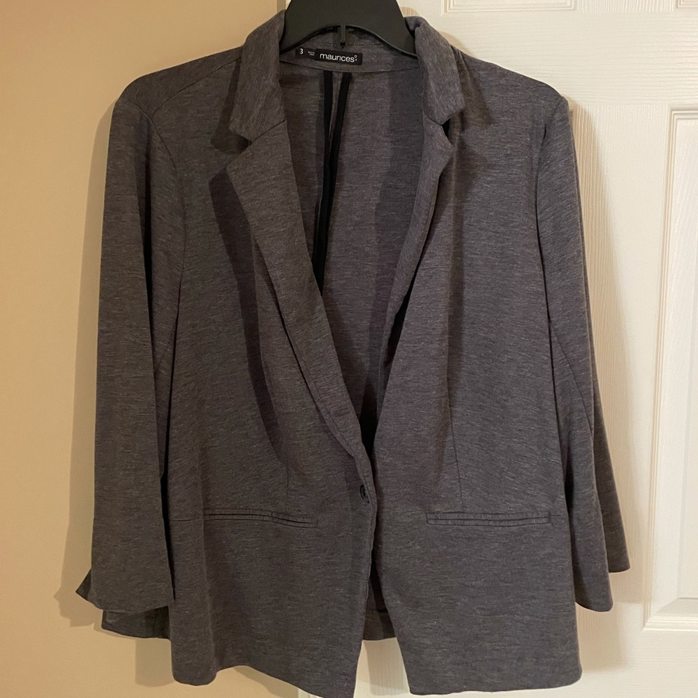 Grey blazer size 3x